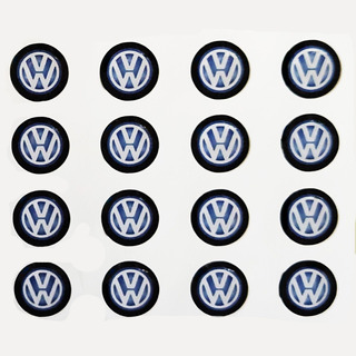 Embellecedores y accesorios para carrocería Emblemas con nuevo logotipo de  Volkswagen Emblema para llave de coche Volkswagen 5H0837891FOD 10 mm mando  a distancia raghuinstech.com