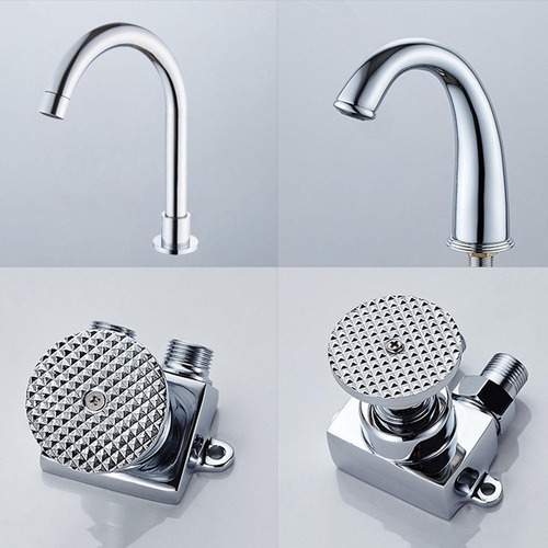 Pedal De Pie Válvula De Lavabo Grifo Pedal Agua Grifos