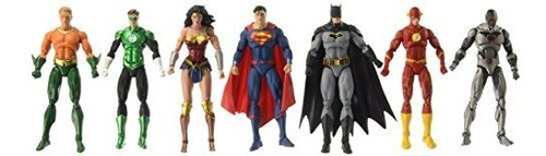 Figuras Dc Rebirth Liga De La Justicia 7-pack