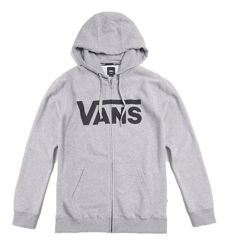 Vans Campera Lifestyle Hombre Capucha French Terry Gris Ras