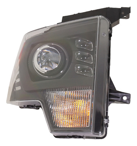 F-150 09-14 Faro Der,  , Led, Black Trim, Projector Type,