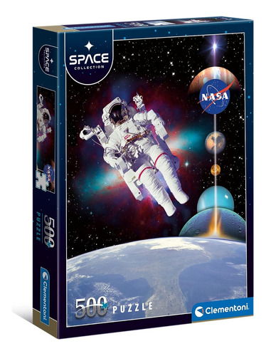 Clementoni El Hombre Y El Espacio Rompecabezas 500 Pz 35106