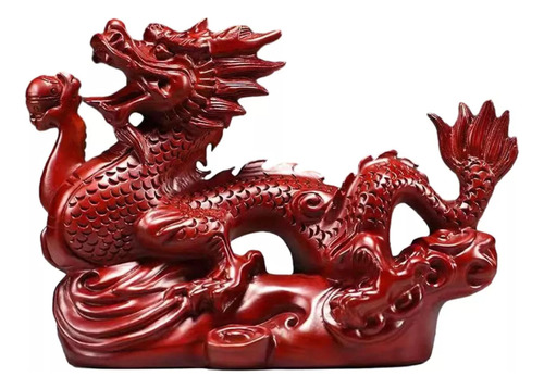 Estatua De Dragón Chino Feng Shui 10 Cm