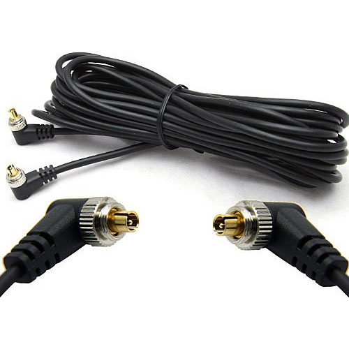 Dslrkit 5m 16ft Macho A Macho Mm Flash Pc Cable De Sincroniz