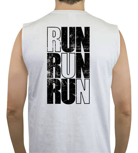 Playera Con Diseño Run - Deporte - Corredor - Runner