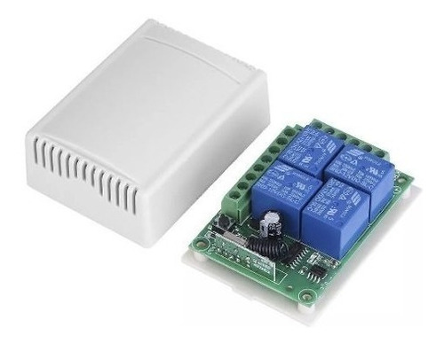 Imagen 4 de 10 de Kit Control Remoto + Rf 4 Canales Rele Domotica Cantonera