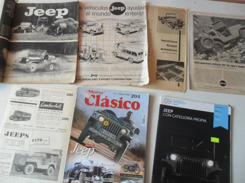 Lote Revista Ika  Willys  Jeep No Publicidad Folleto 