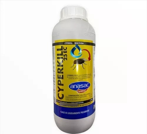 Cyperkill 25ec Anasac 1 Litro Insecticida