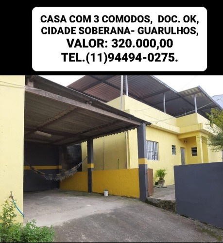 Vende-se Casa Próximo Ao Bairro São João,guarulhos-sp.