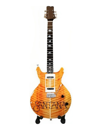 Mini Guitarra Estilo Prs- Santana (con Logo)