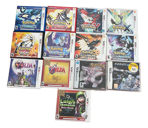 Lote Juegos Pokemon Y Luigi Nintendo 3ds