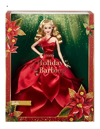 Barbie Signature Holiday  Doll Rubia 2022