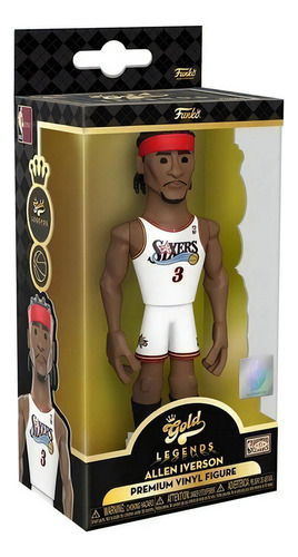 Funko Vinyl Gold Nba 76ers Allen Iverson 5 Pulgadas