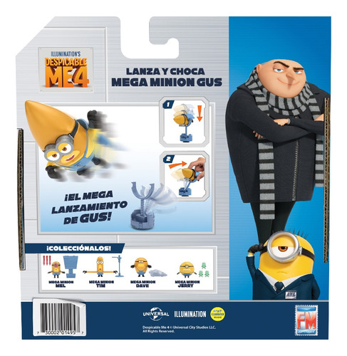 Mi Villano Favorito 4 Lanza Y Choca Mega Minion Tim