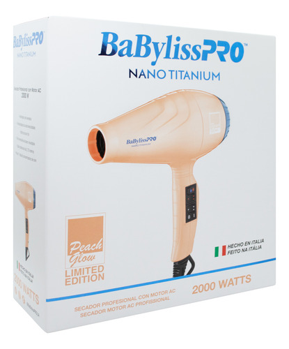 Babyliss Peach Glow Miracurl Bucleadora + Secador De Pelo 3c
