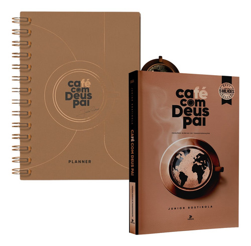 Kit Café Com Deus Pai + Planner 2025: Inspiração E Organizaç