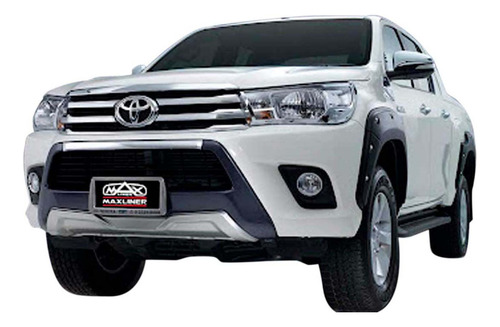 Defensa Maxliner Overbumper Hilux Revo 2016+ Negro Y Gris