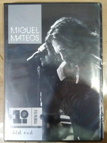 Miguel Mateos. Primera Fila. Dvd/cd Original Nuevo. Qqh. Mz.