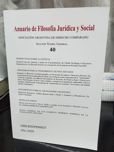 Anuario De Filosofia Juridica Y Social