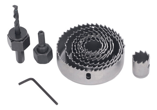 Kit De Sierra Perforadora Bimetálica, Juego De 12 Brocas De