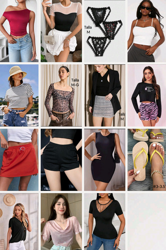 Paca De Ropa Shein 15 Piezas Nuevas Blanco