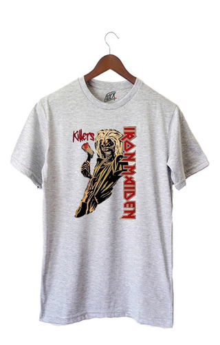 Remera Nock Tributo Iron Maiden Killers 100% Algodón