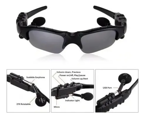 Gafas De Sol Lentes Con Audio Bluetooth Y Auriculares Premiu