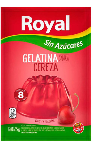 Pack X 18 Unid. Gelatina  Manlig Cer 25 Gr Royal Gelatinas