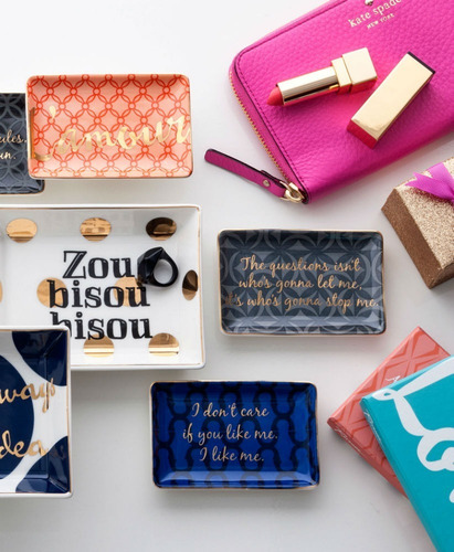 Charola Rectangular Decorativa I Don't Care Marca Rosanna