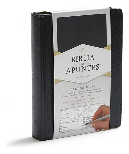 Biblia De Apuntes Rvr60 - Negro - Imitación De Piel -premium