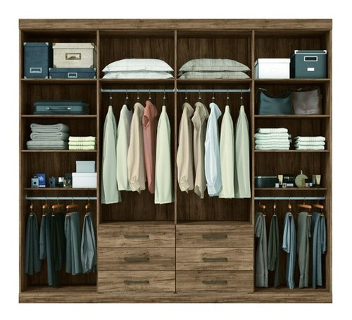Ropero Placard 8 Puertas 6 Cajones Dormitorio Master 152444