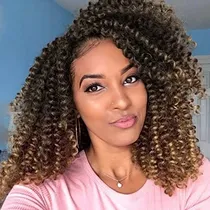Comprar Hanne Afro Kinkys Curly Hair Braiding Curly Hair 3x Jchdq