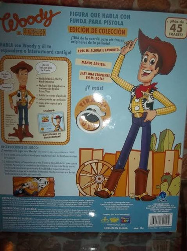Woody Toy Story Original Disney De Coleccion En Español