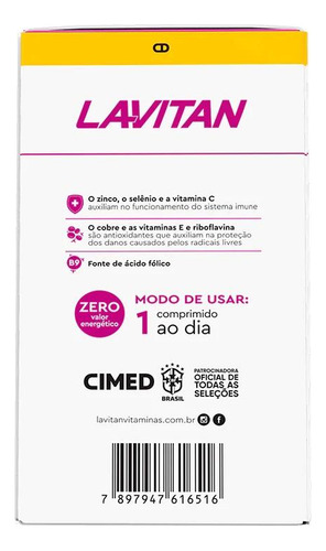 3caixas Lavitan Super Fórmula A-z Mulher C/ 60 Cpr Cd