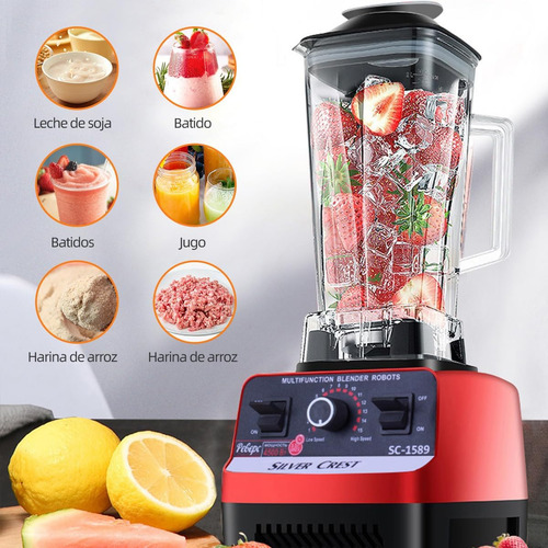 Licuadora Professional, Multiprocesador Alimentos Con Doble
