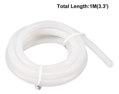 Tubo De Silicona Para Bomba Transferencia 8mm Od 1m Longitud