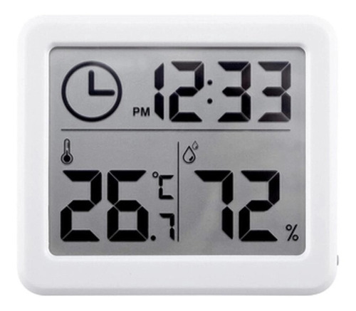 Termohigrometro Htc-1 Medidor Humedad Temperatura Reloj Disp