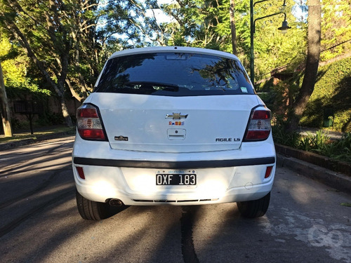 Chevrolet Agile 1.4 Ls 2015 Blanco Único Dueño