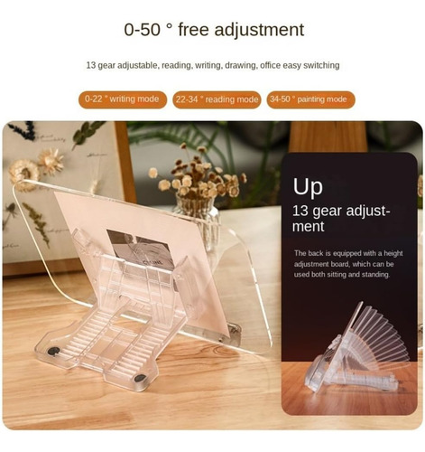 Acrylic Reading Shelf, Recipe Shelf, Reading Page Shelf, Coo