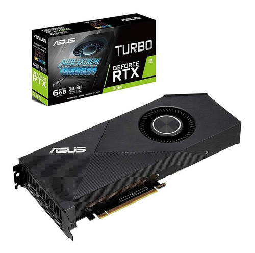 Tarjeta de video Nvidia Asus  Turbo GeForce RTX 20 Series RTX 2060 TURBO-RTX2060-6G 6GB