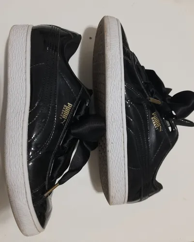 Puma basket heart negras hotsell