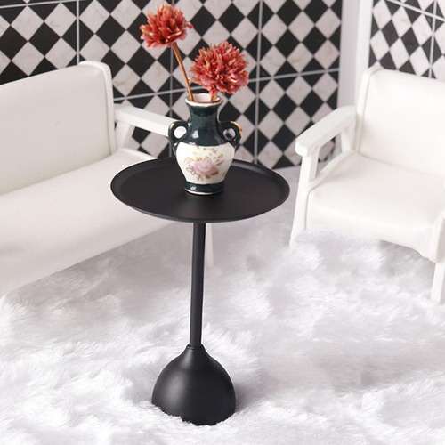 Muebles De Mesa De Centro A Escala 1/12, Mini Modelo De Alto