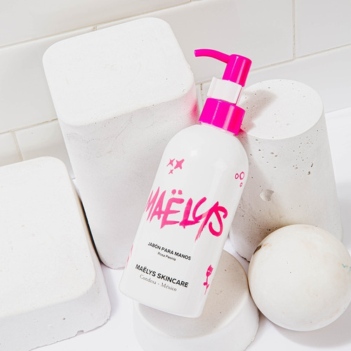 Handwash Rose Peony 250ml, Maëlys Skincare, Made In U S A