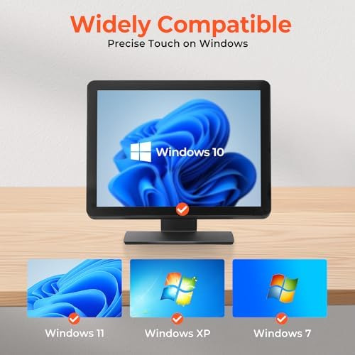 Monitor Pos Com Tela Sensível Ao Toque Munbyn De 19 Polegad