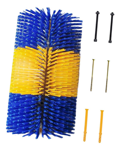 Cepillo Para Ganado Cepillo Para Vacas Azul Amarillo