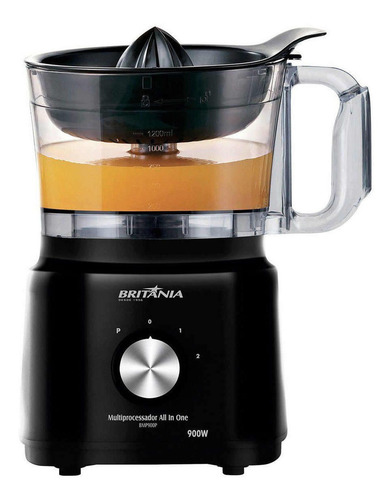 Multiprocessador All In One Bmp900p 5 Em 1 Britânia 127v Preto