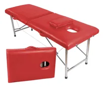 Comprar Camilla Para Masajes Profesional Con Valija Transporte Color Rojo