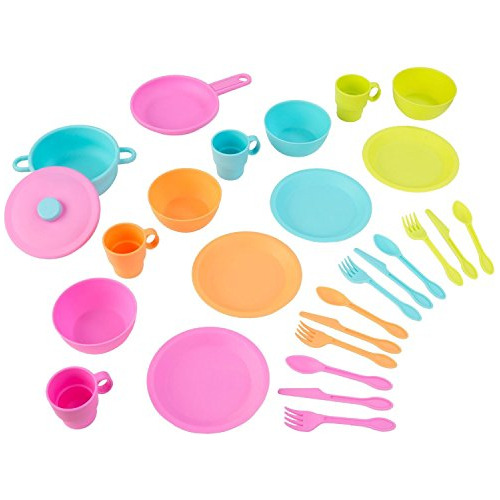 Juego De Utensilios De Cocina Kidkraft 27 Piezas - Brights