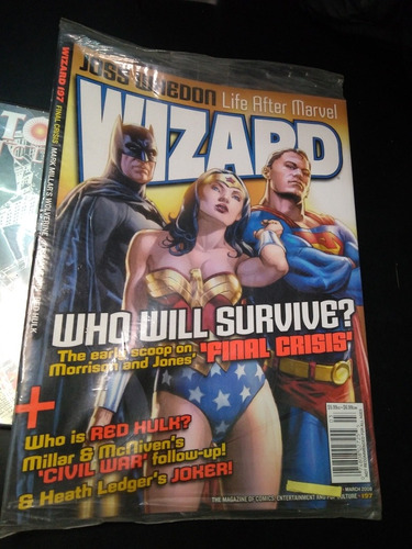 Wizard The Comics Magazine #197 Marvel Dc Cine Manga