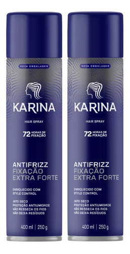 Karina Hair Spray de Cabelo Fixação Extra Forte - iBella Cosméticos